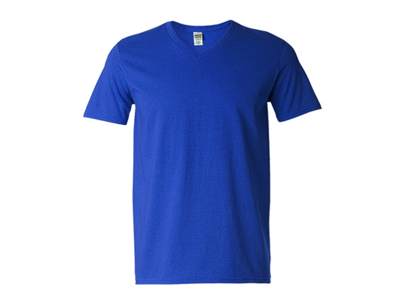 VASCO, majica kratkih rukava, V izrez, rojal plava (royal blue)