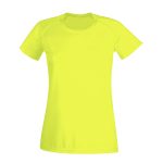 ARENA, ženska sportska majica, raglan kratki rukav, neon žuta (neon yellow)