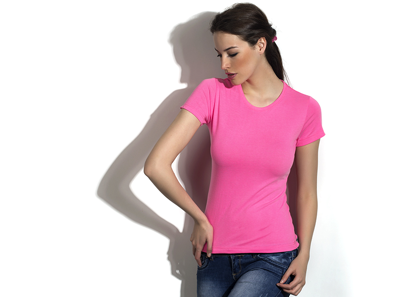 NEON LADY, ženska majica kratkih rukava, neon pink (neon pink)
