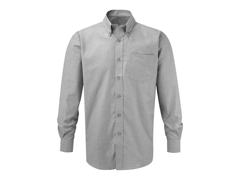 OXFORD LSL MEN, muška košulja dugih rukava, siva (gray)